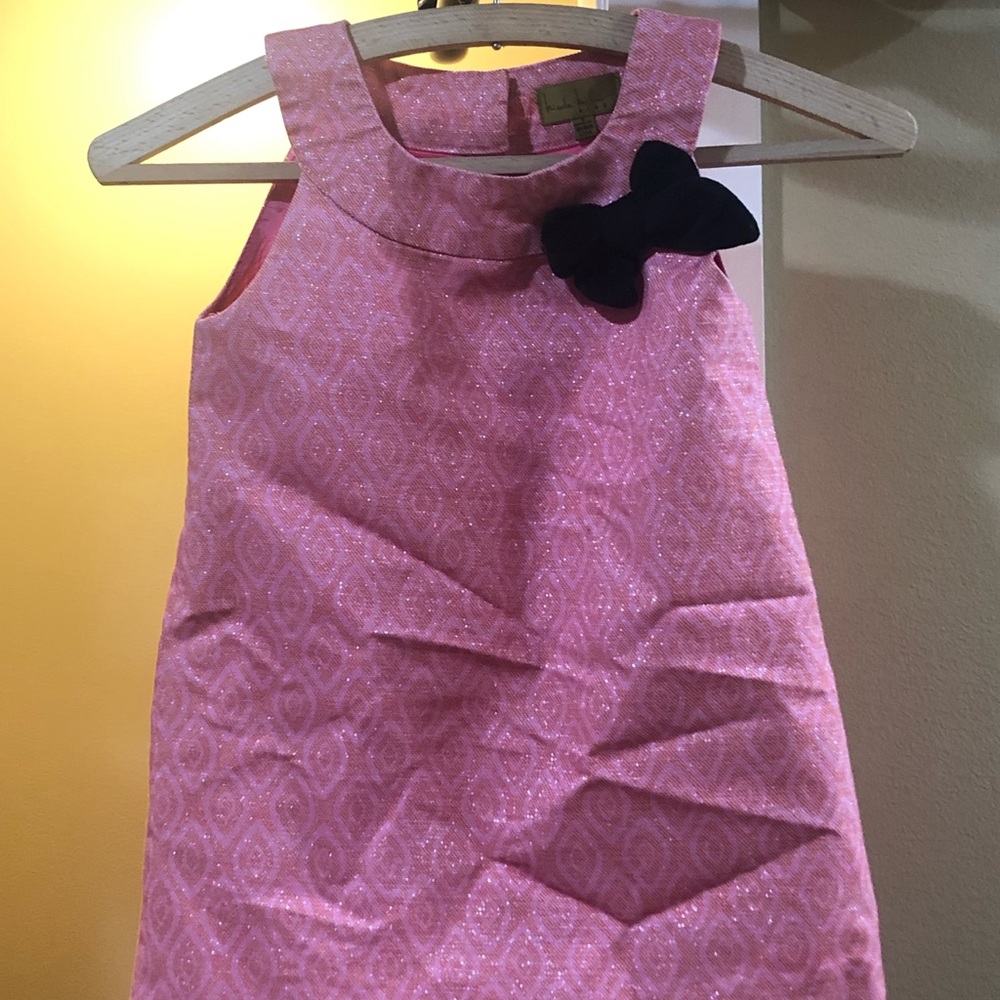 Nicole Miller Orange and Pink Dress